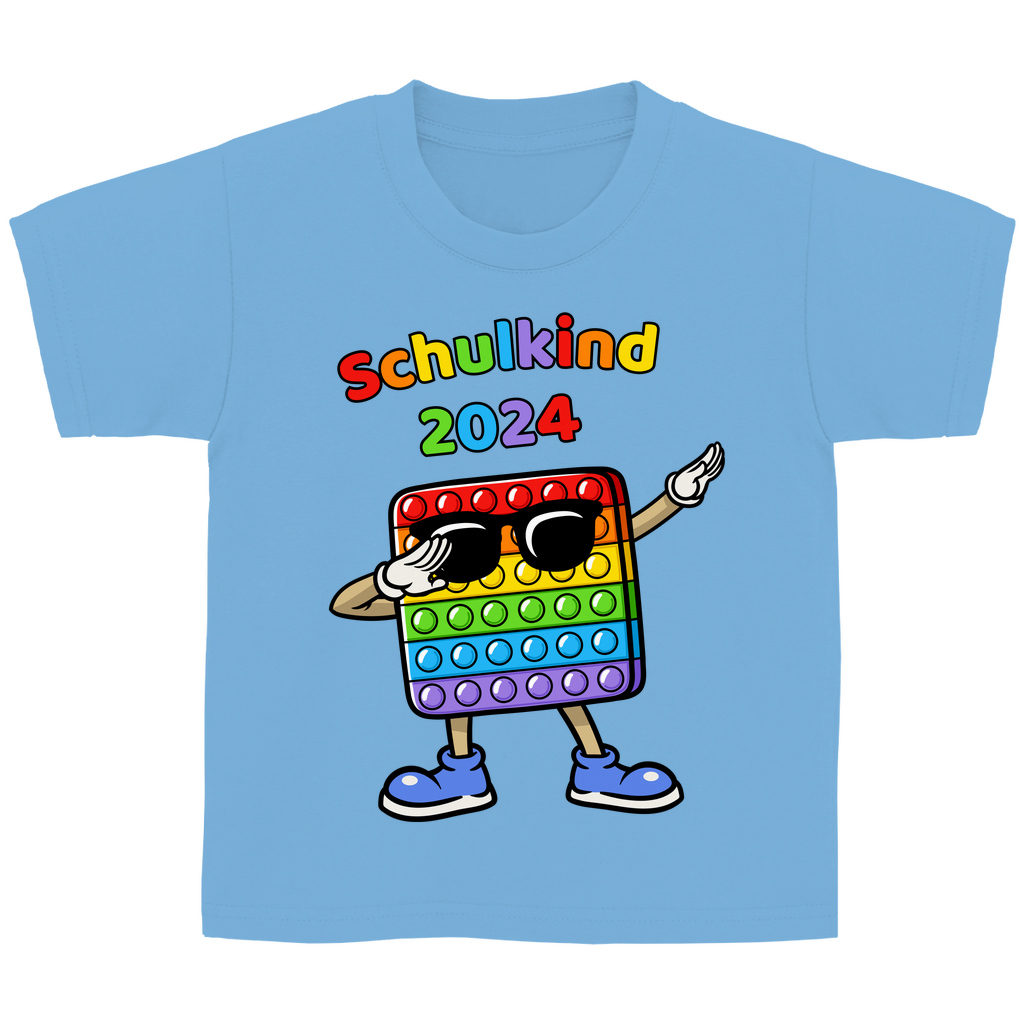 T-Shirt Schulanfang Pop-It Schulkind 2024 Mädchen Junge Geschenk Einschulung
