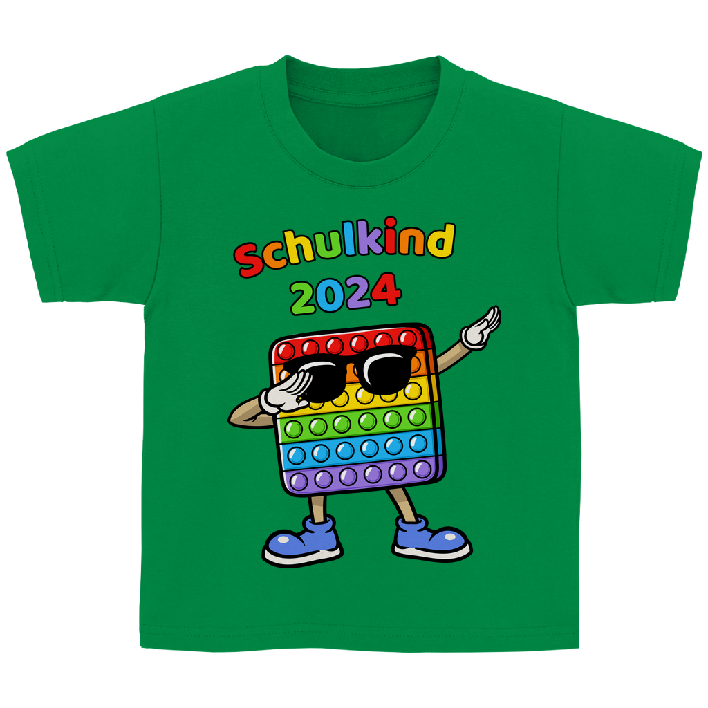 T-Shirt Schulanfang Pop-It Schulkind 2024 Mädchen Junge Geschenk Einschulung
