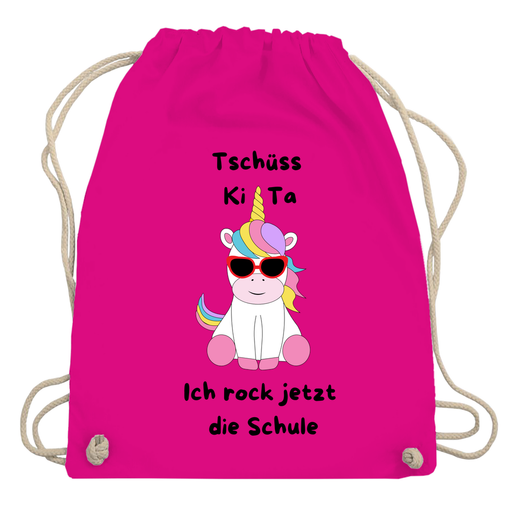 Turnbeutel Tschüss Kita - Extra Wunsch