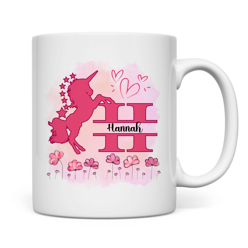 Tasse Einhorn Half-Split Design
