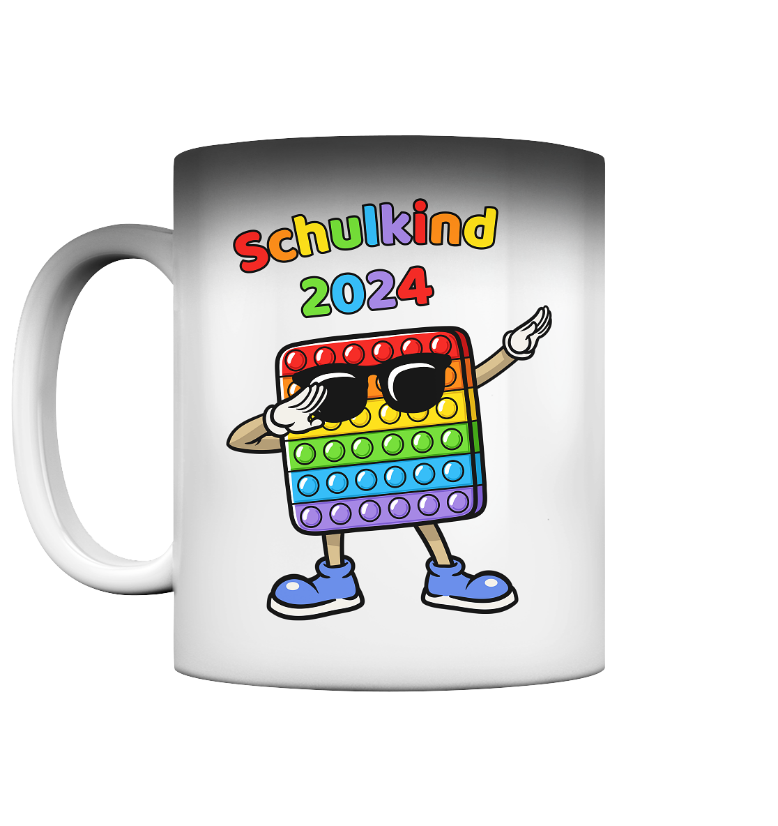 Zaubertasse Schulanfang Pop it Schulkind 2024 Einschulung Junge Mädchen