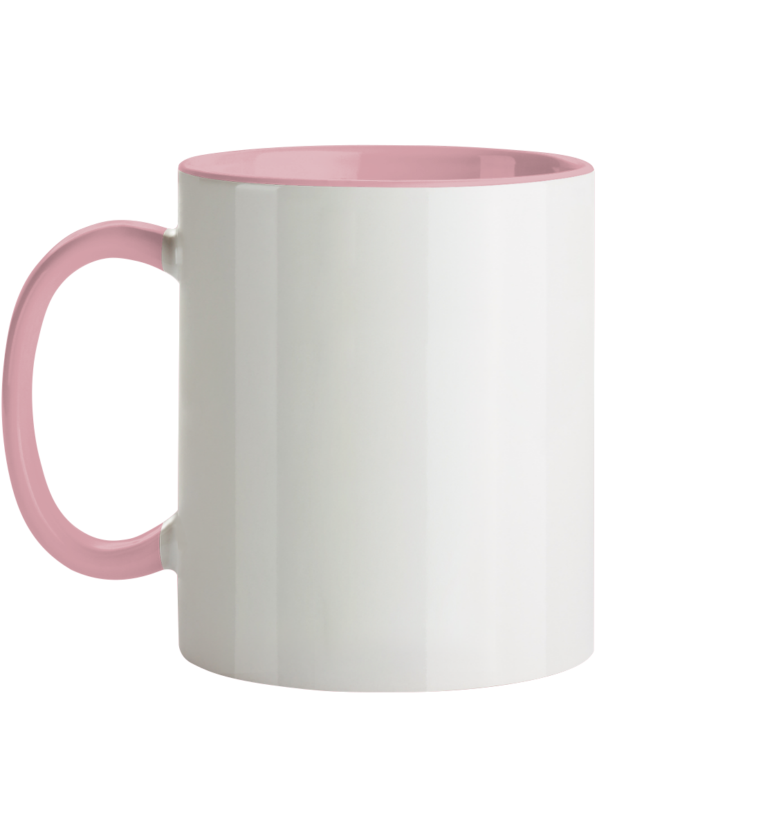 Schulanfang, Einhorn mit Luftballon, Personalisierte Tasse zweifarbig, Mädchen