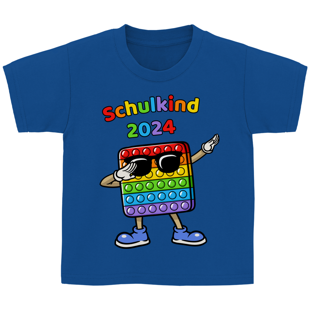 T-Shirt Schulanfang Pop-It Schulkind 2024 Mädchen Junge Geschenk Einschulung