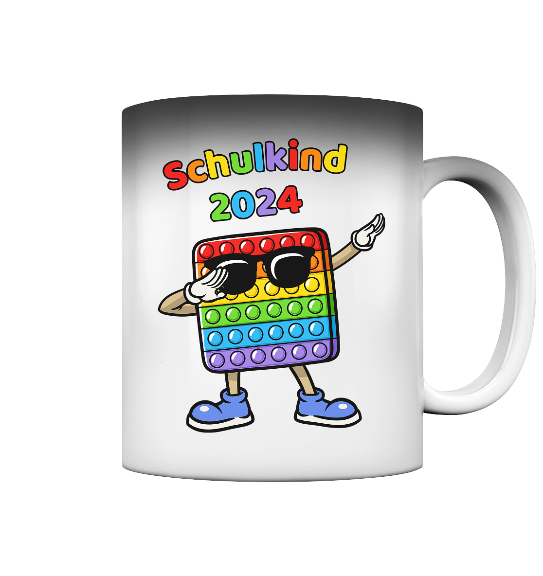 Zaubertasse Schulanfang Pop it Schulkind 2024 Einschulung Junge Mädchen