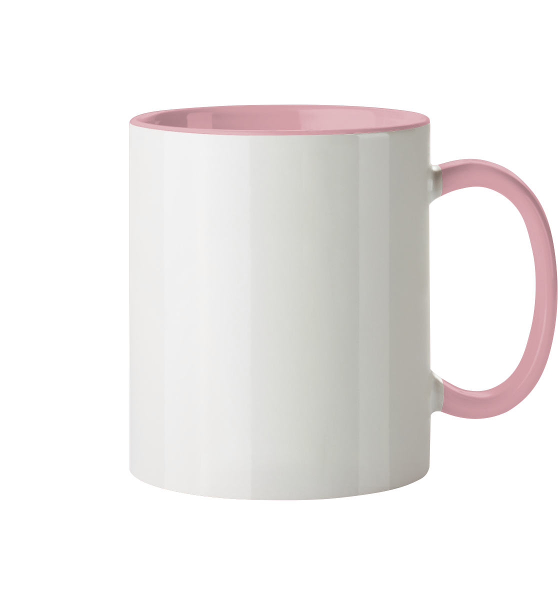 Schulanfang, Einhorn mit Luftballon, Personalisierte Tasse zweifarbig, Mädchen