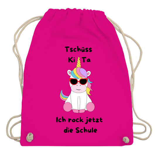 Turnbeutel Tschüss Kita - Extra Wunsch