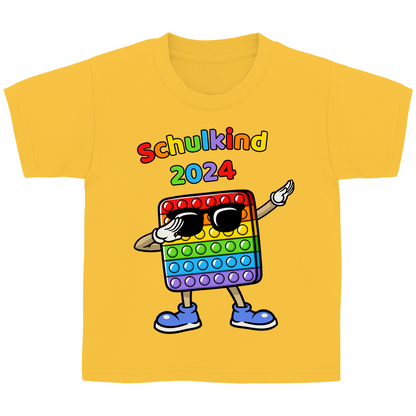 T-Shirt Schulanfang Pop-It Schulkind 2024 Mädchen Junge Geschenk Einschulung