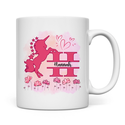 Tasse Einhorn Half-Split Design