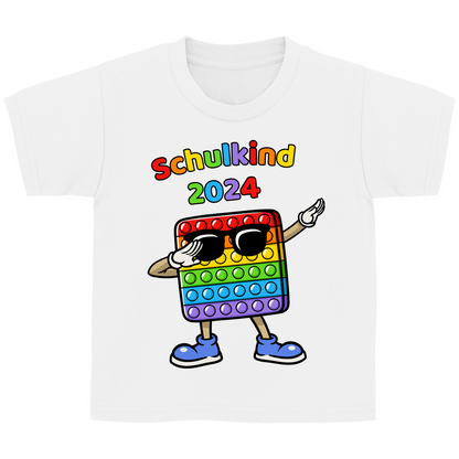 T-Shirt Schulanfang Pop-It Schulkind 2024 Mädchen Junge Geschenk Einschulung